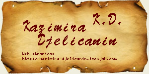 Kazimira Đelićanin vizit kartica